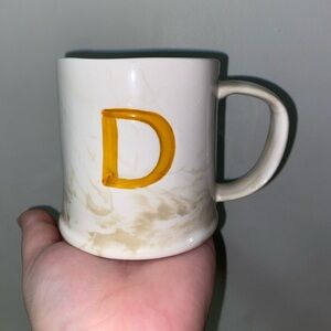 Anthropologie Monogram Mug